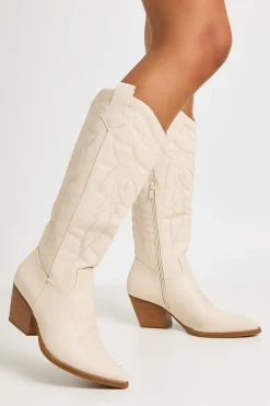 Bottes Western Montantes Brodées