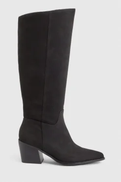Bottes Western Montantes Coupe Large