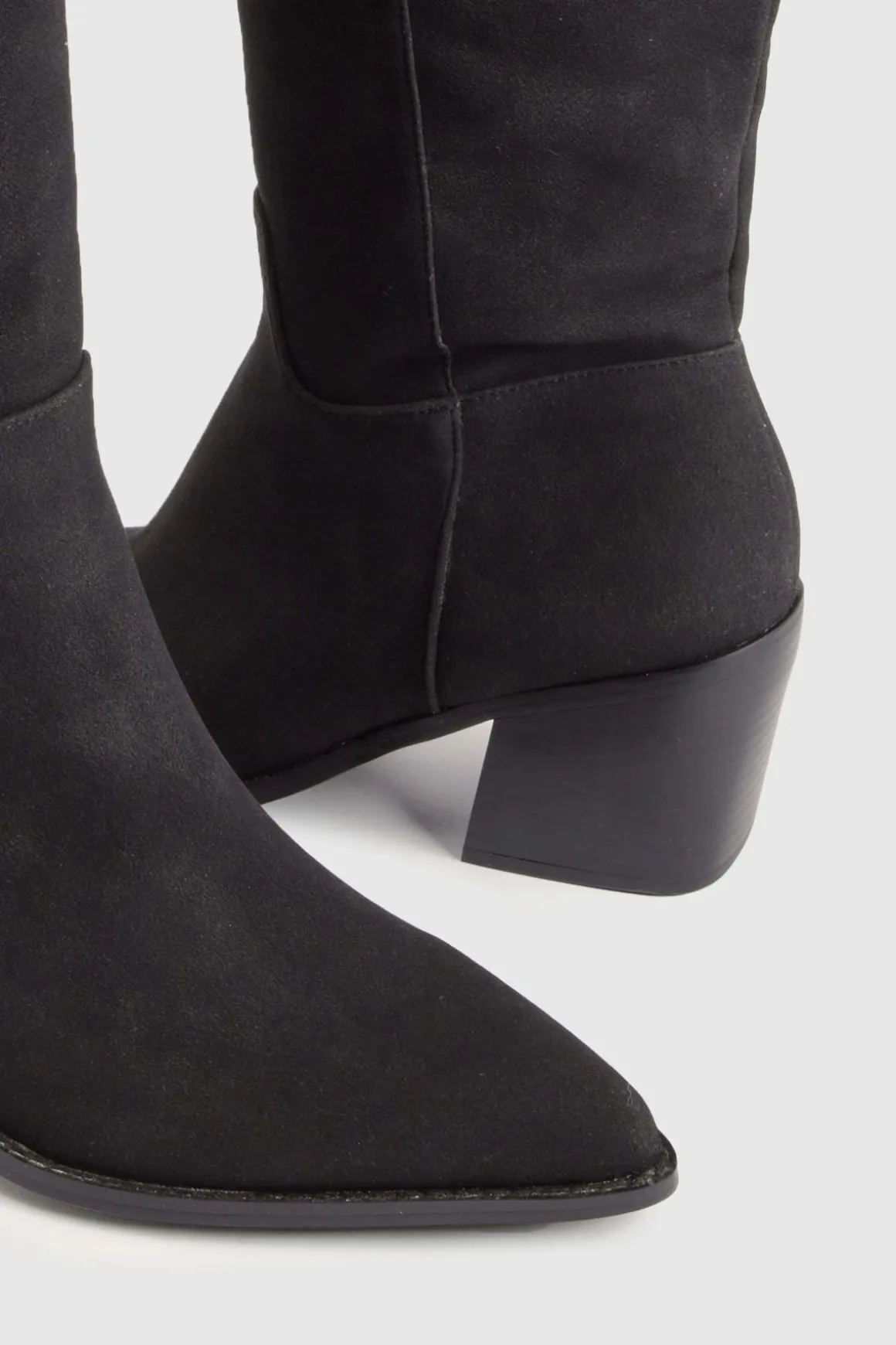Bottes Western Montantes Coupe Large