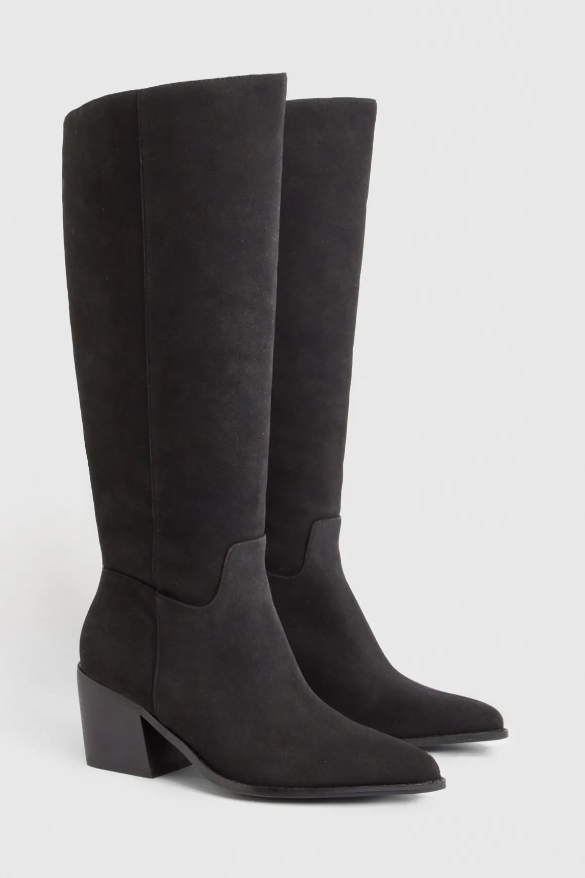 Bottes Western Montantes Coupe Large