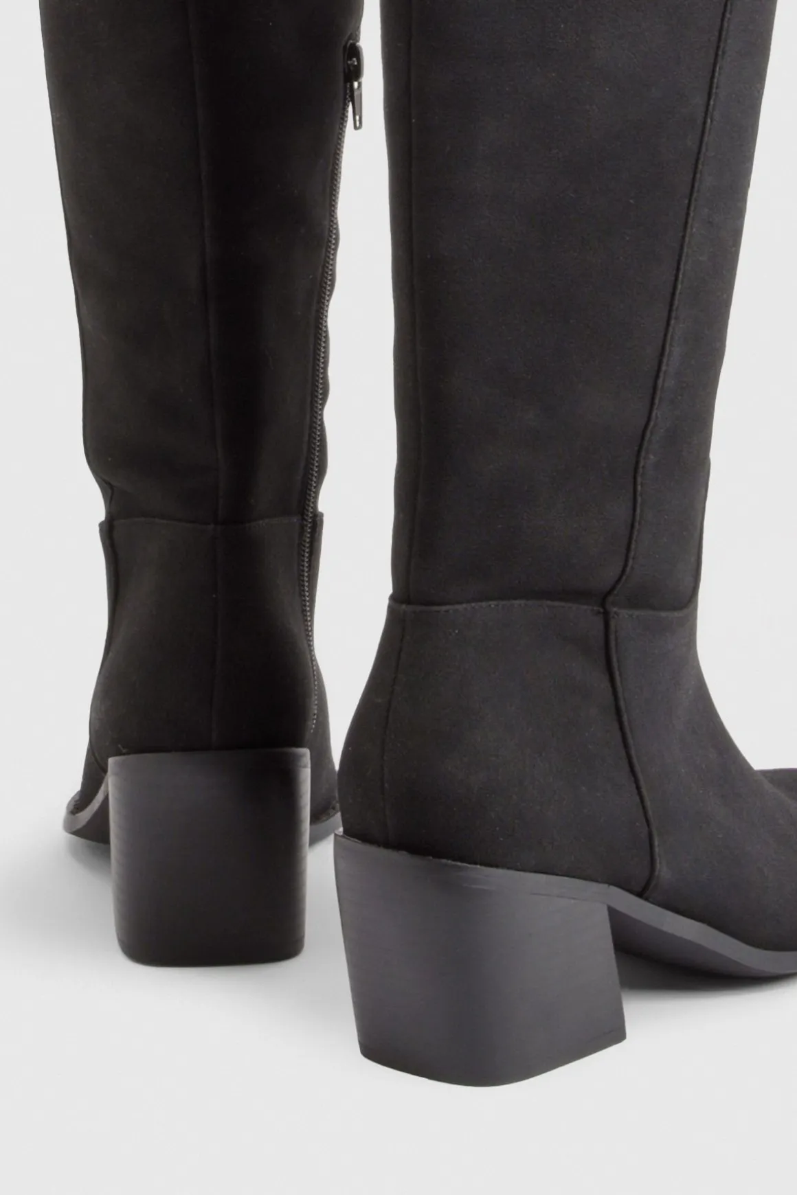 Bottes Western Montantes Coupe Large