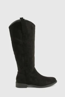 Bottes western à talon bloc mi-bas
