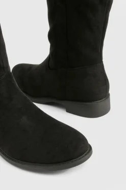 Bottes western à talon bloc mi-bas