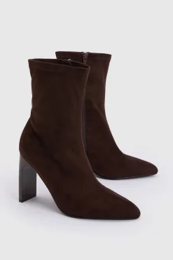 Bottines Chaussettes Extensibles À Talon