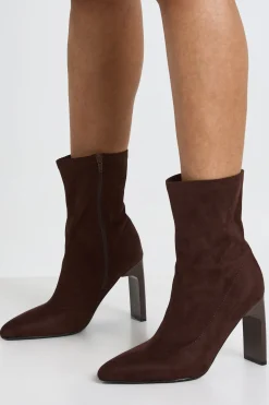 Bottines Chaussettes Extensibles À Talon