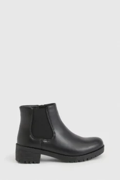 boohoo Bottines Chelsea Basses Basiques<Femme Bottes|Bottes Noires