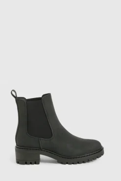 Bottines Chelsea imposantes à panneaux élastiques