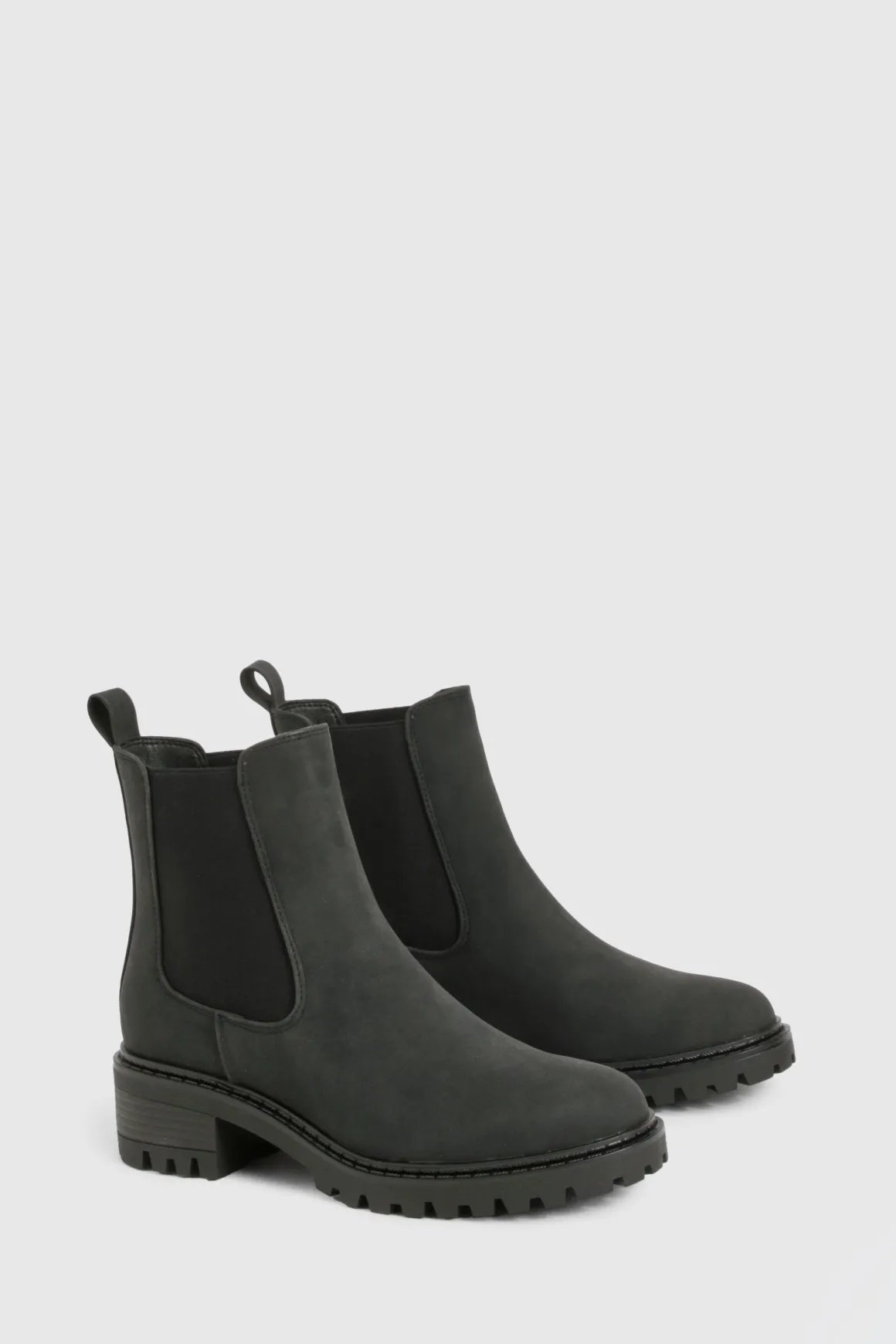 Bottines Chelsea imposantes à panneaux élastiques