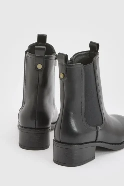 Bottines Chelsea À Patte De Tirage