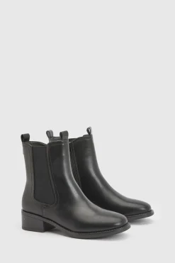 Bottines Chelsea À Patte De Tirage