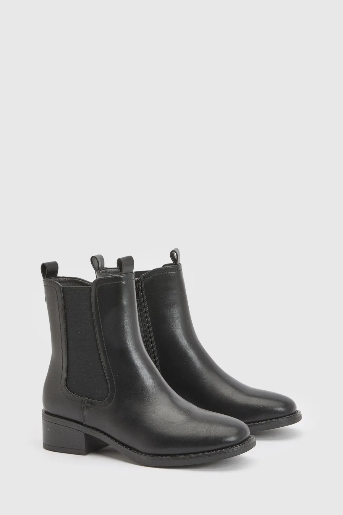 Bottines Chelsea À Patte De Tirage