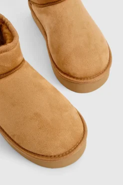 boohoo Bottines Confortables À Plateforme< Bottines|Bottes Mi-Hautes