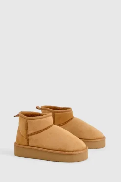 boohoo Bottines Confortables À Plateforme< Bottines|Bottes Mi-Hautes