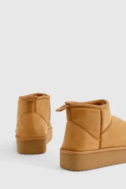 boohoo Bottines Confortables À Plateforme< Bottines|Bottes Mi-Hautes