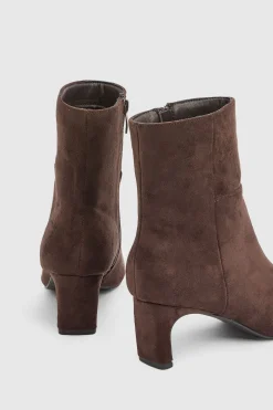 Bottines Ellie À Talon Aiguille Moyen En Synthétique