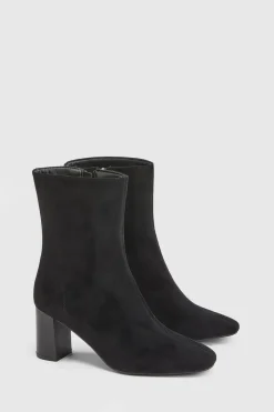 Bottines Heaven À Talon Bloc Haut En Synthétique