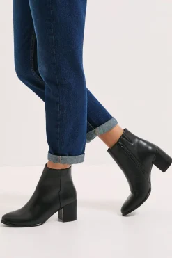 Bottines Morgan à Bout Rond avec Talon Bloc Moyen