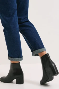 Bottines Morgan à Bout Rond avec Talon Bloc Moyen