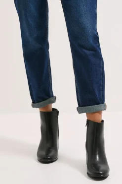 Bottines Morgan à Bout Rond avec Talon Bloc Moyen