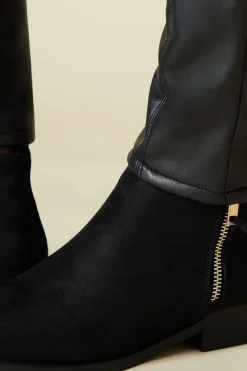 Bottines Plates à Fermeture Éclair Latérale Maddy