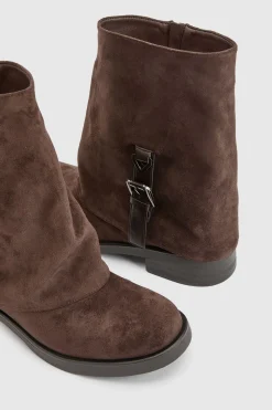 Bottines À Revers Avec Détail Boucle