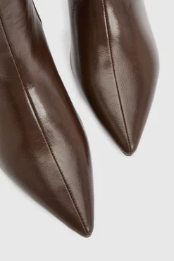 Bottines Romy À Talon Aiguille Moyen En Synthétiquecuir