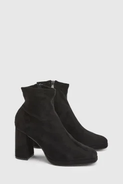 Bottines Sienna À Talon Bloc Haut En Synthétique