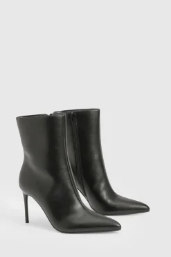 boohoo Bottines à stiletto haut, bout pointu< Bottes Mi-Hautes|Bottes