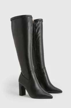 Bottines à Talon Aiguille Coupe Large