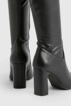 Bottines à Talon Aiguille Coupe Large
