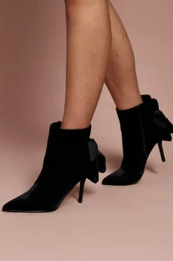 Coast Bottines à Talons Aiguilles Camilla en synthétique avec Nœud au Dos< Bottes Mi-Hautes|Bottes