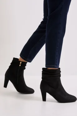 Bottines à Talons Hauts Ally en synthétique Froncé