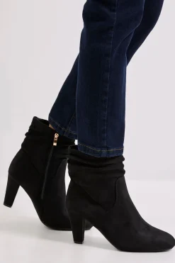 Bottines à Talons Hauts Ally en synthétique Froncé