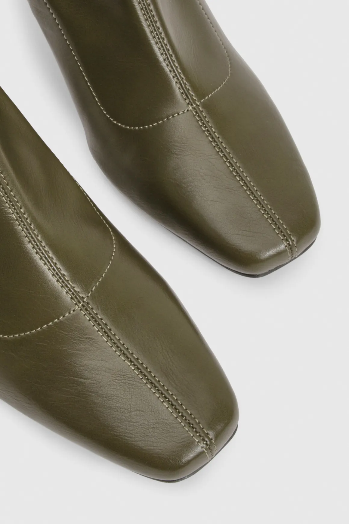 Bottine stiletto effet chaussette