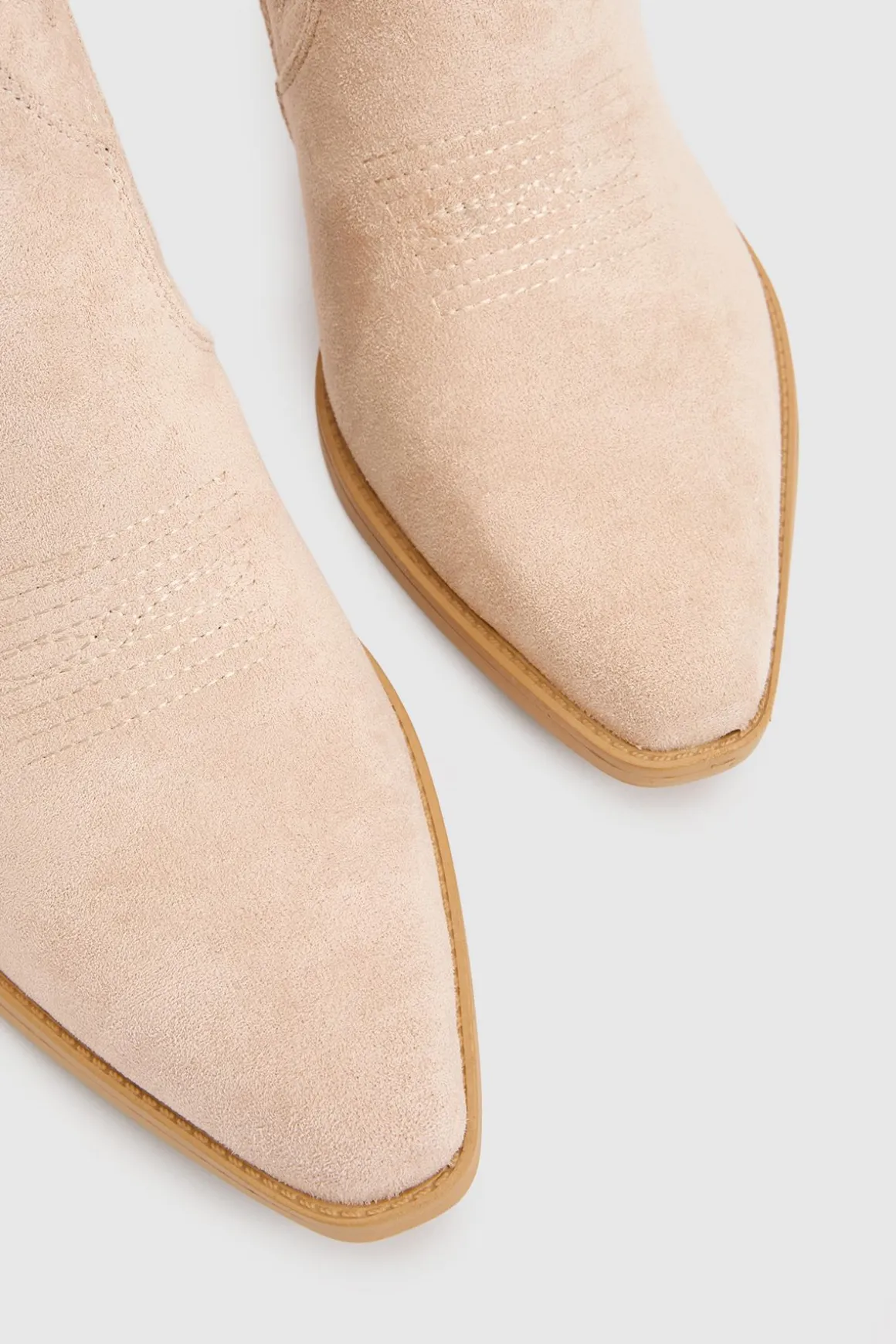 Bottines Western En Synthétique Brodé