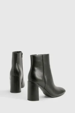 boohoo Bottine à talon bloc< Bottines|Bottes Noires