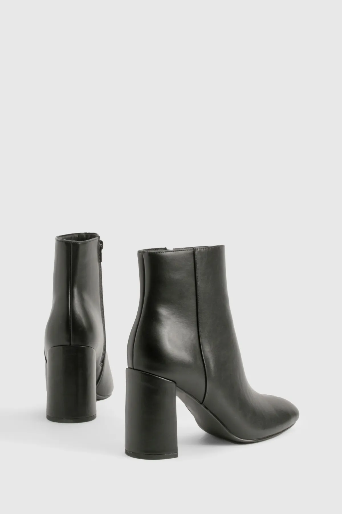 boohoo Bottine à talon bloc< Bottines|Bottes Noires