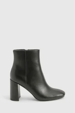 boohoo Bottine à talon bloc< Bottines|Bottes Noires