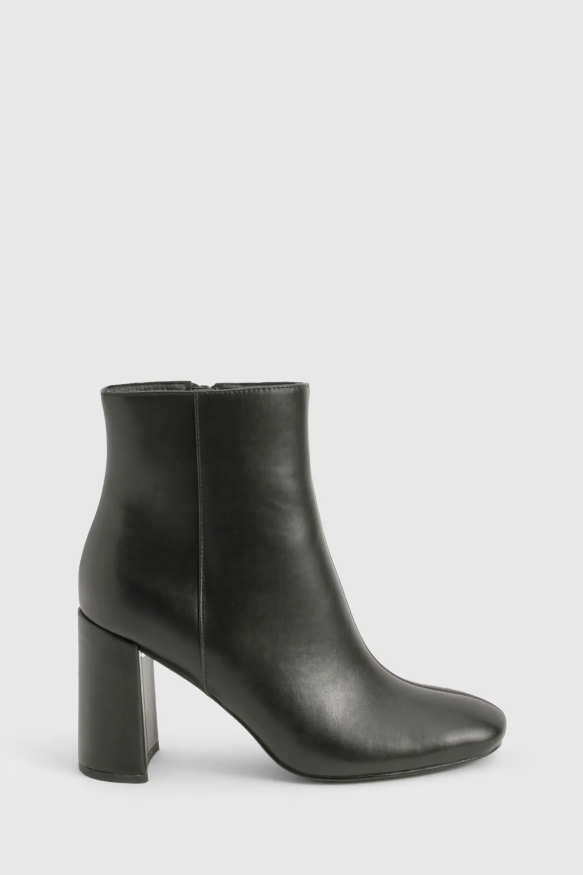 boohoo Bottine à talon bloc< Bottines|Bottes Noires