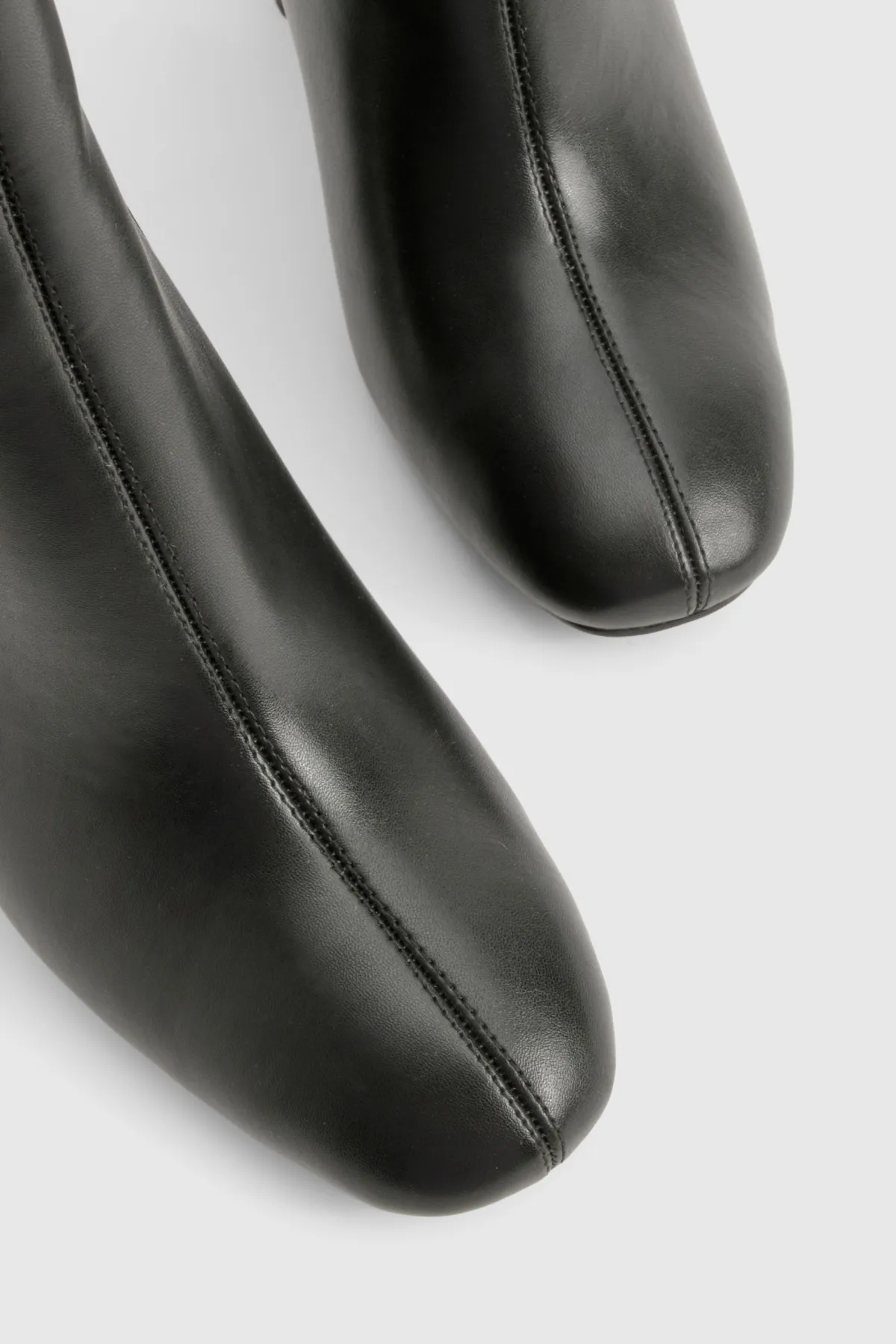 boohoo Bottine à talon bloc< Bottines|Bottes Noires