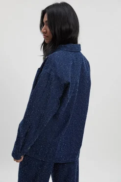 Boucle Denim Shacket