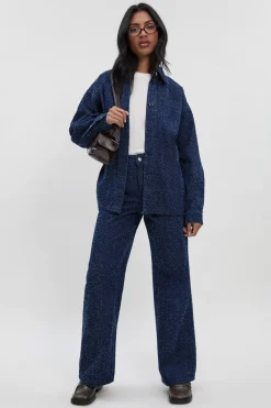 Boucle Denim Shacket
