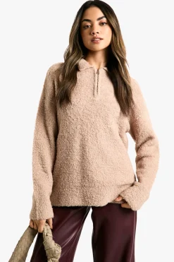 Boucle Pull À Col Detail en Maille
