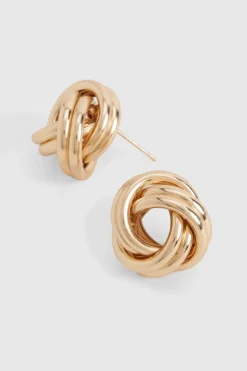 boohoo Boucles d'oreilles clous à motif de nœud< Boucles D'Oreilles