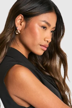 boohoo Boucles d'oreilles clous à motif de nœud< Boucles D'Oreilles