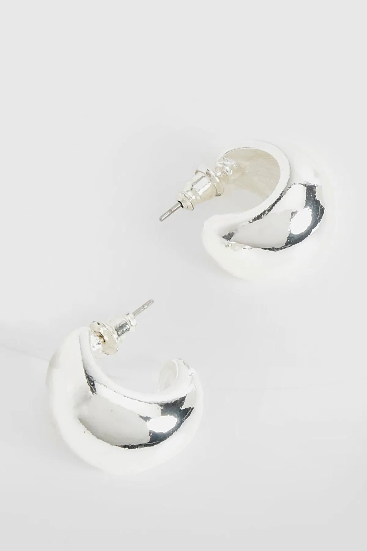 Boucles d'oreilles créoles mini triples en or