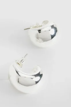 Boucles d'oreilles créoles mini triples en or
