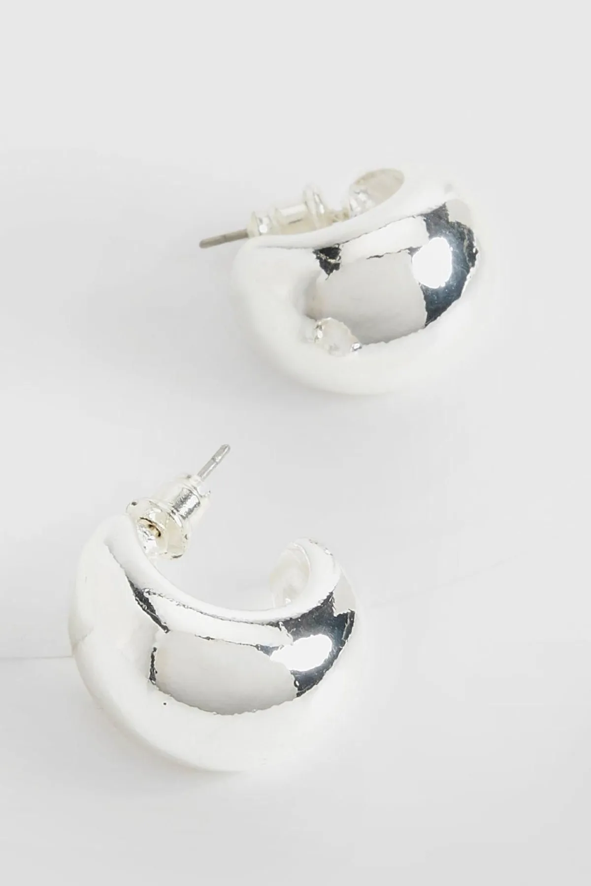 Boucles d'oreilles créoles mini triples en or