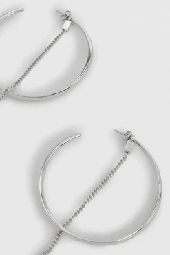 Boucles d'Oreilles Créoles Modernes à Perles