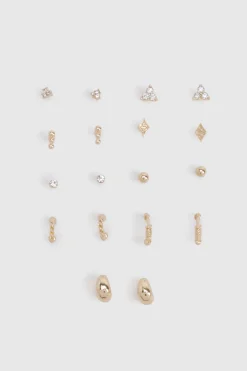 Boucles d'oreilles Diamante 9 pièces